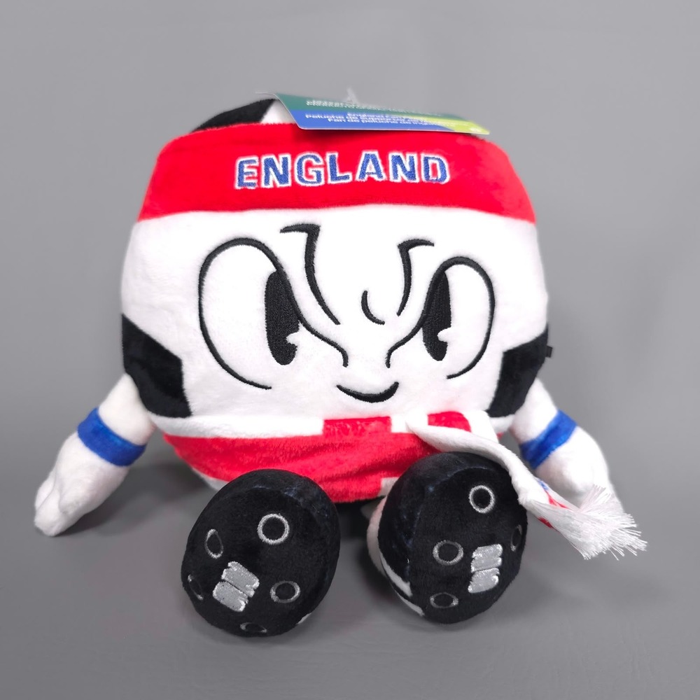 JAZWARES FIFA WORLD CUP 2026 ENGLAND New Fan Plush 9 Soccer Official Licensed